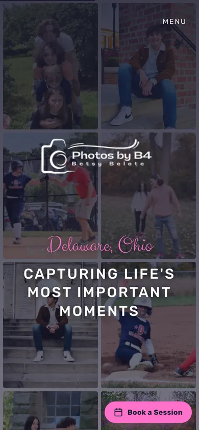 Photos by B4 — a website built by Aspire Digital